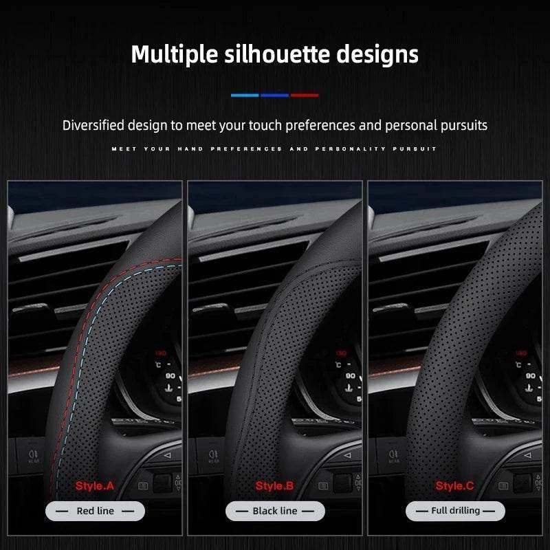 Jaguar Leather Steering Wheel Cover
