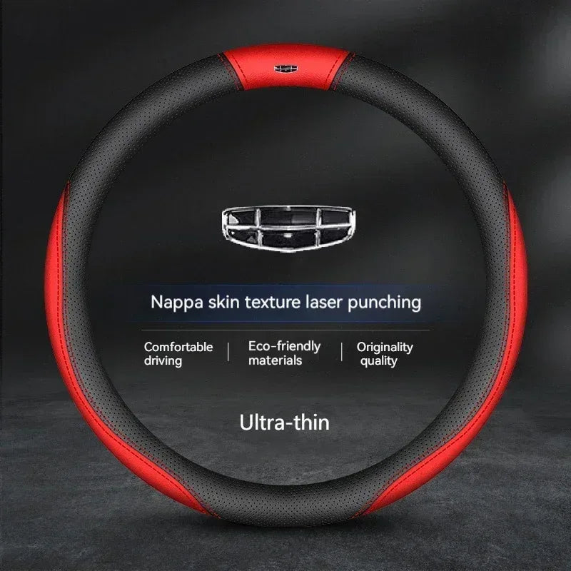 Geely Suede Breathable Steering Wheel Cover