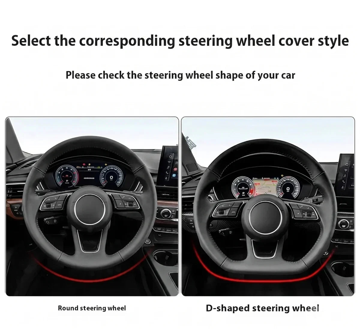 Diamond Bling Glitter Leather Steering Wheel Cover